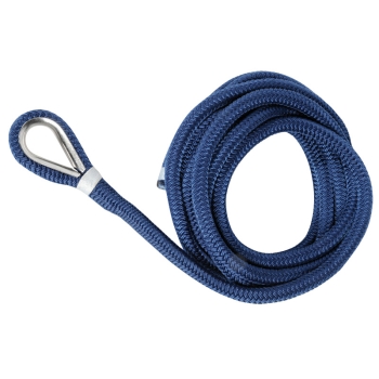 Cima ormeggio impiombata 16 mm x 11 m blu 