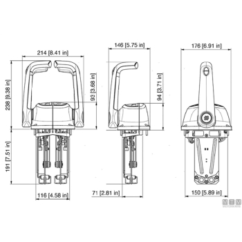 Comando ultraflex b501b+trim 