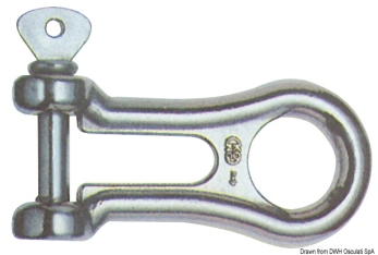 Connettore a cavallotto KONG Chain gripper in acciaio inox-01.743.01