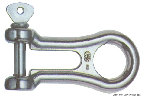 Connettore a cavallotto KONG Chain gripper in acciaio inox-01.743.01