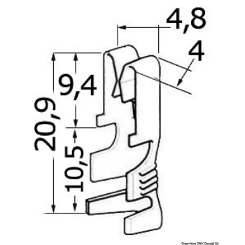 Contatti in ottone stagnato-14.118.01