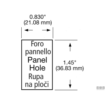 Cornice interruttore centrale< 