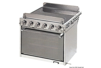 Cucina elettrica con forno 