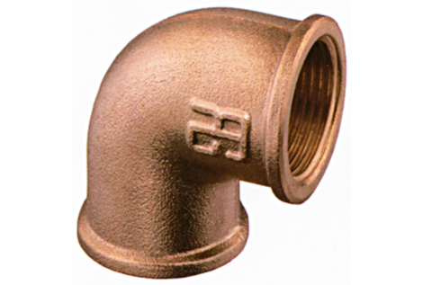 Curva f-f in bronzo da  1'1/4