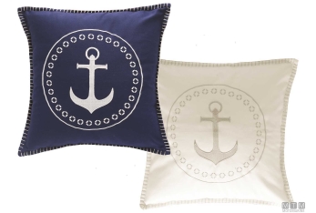 Cuscino mb anchor 40x40cm ecru 