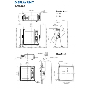 Ecoscandaglio furuno fcv-800