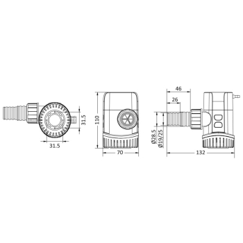 Elettropompa automatic Europump Next Gen G1100 12V 