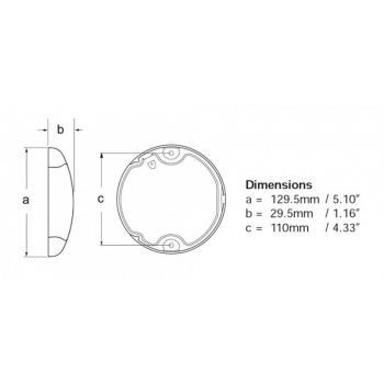 Euroled 150 acciaio luce calda/ros