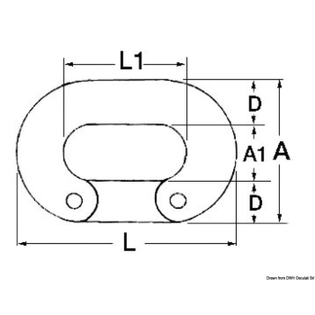 Falsa maglia inox 12 mm 