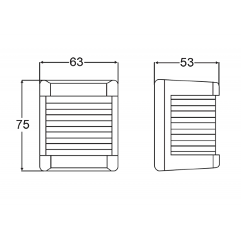 Fanale 3562 bianco testa albero