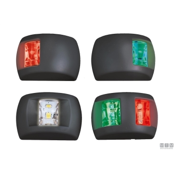 Fanale led 12v compact rosso/verde< 