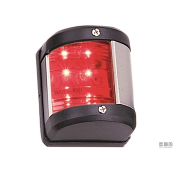 Fanale midi led 12v bk rosso< 