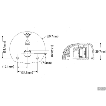 Fanali CE-ISO-COLREG LED Deck Mount Inox 