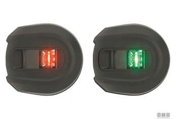 Fanali CE-ISO-COLREG LED Side Mount Black 