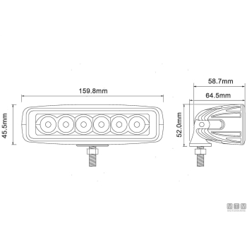 Faretto LED da Coperta e Pozzetto G-line E160 18W SPOT