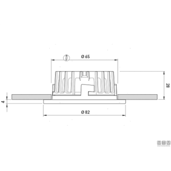 Faretto quick kai-ip66 l calda 