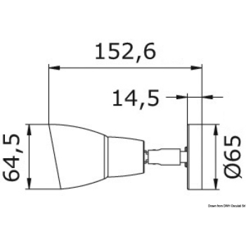 Faretto snodato supercompatto a LED 