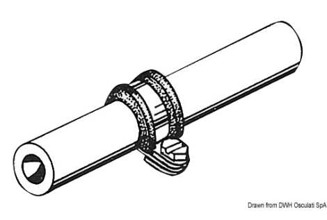 Fascetta fermatubo mm 18 