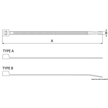 Fascetta nera 4,8x390 