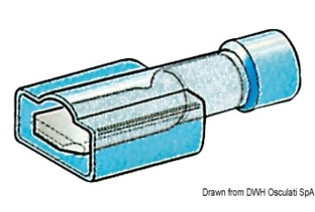 Faston maschio isolati 1-2,6 mm² 