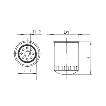 Filtro olio yanmar 119770-90620