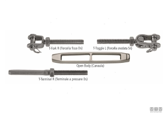 Forcella snodata sx unf 5/16< 