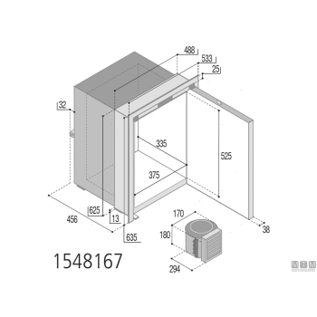 Frigo vf c42lx dx ocx2 inox