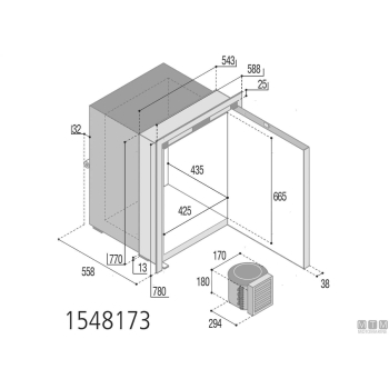 Frigo vf c42lx dx ocx2 inox