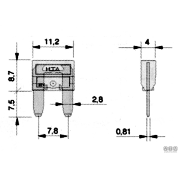 Fusibile minival 5a 