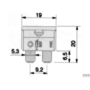 Fusibile unival 30a< 