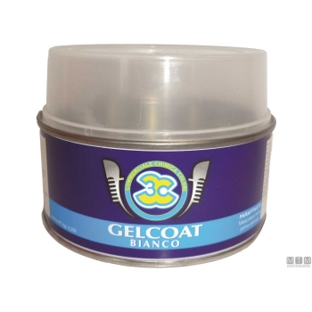 Gelcoat 3c bianco con paraffina 0.25kg 