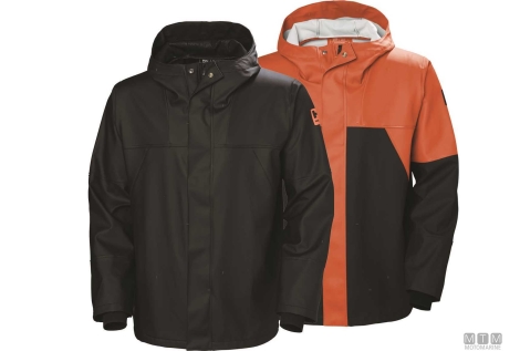 Giacca hh storm rain 299 arancio xs 