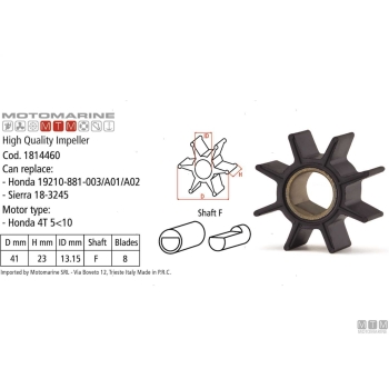 Girante mtm -oem merc 47-43026q02 