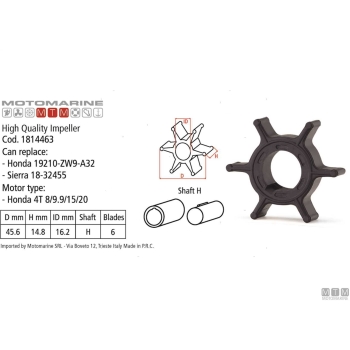 Girante mtm -oem merc 47-43026q02 