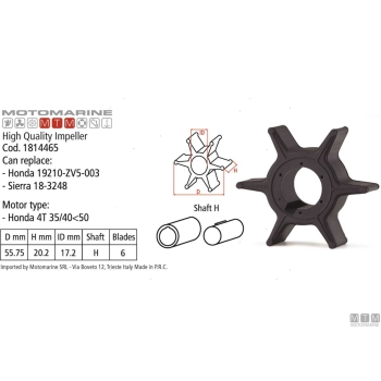 Girante mtm -oem merc 47-43026q02 