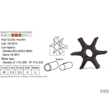 Girante mtm -oem merc 47-43026q02 