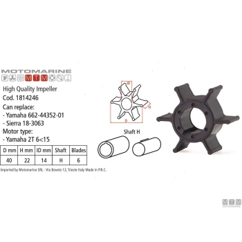 Girante mtm -oem yama 63v-44352-01 