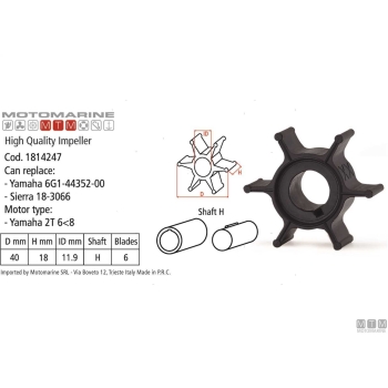 Girante mtm -oem yama 63v-44352-01 