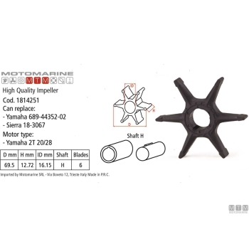 Girante mtm -oem yama 63v-44352-01 