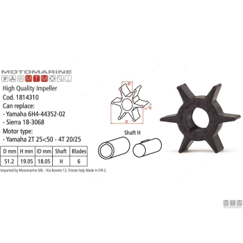 Girante mtm -oem yama 63v-44352-01 