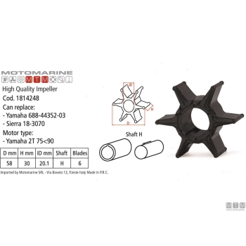 Girante mtm -oem yama 63v-44352-01 