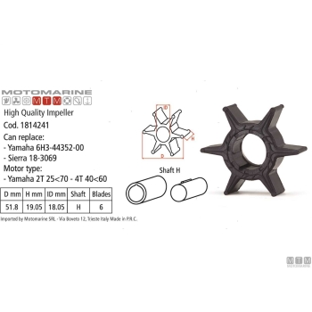 Girante mtm -oem yama 63v-44352-01 