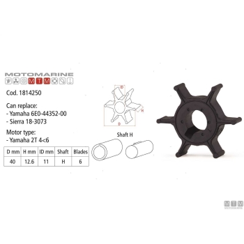 Girante mtm -oem yama 63v-44352-01 