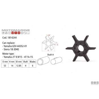 Girante mtm -oem yama 63v-44352-01 