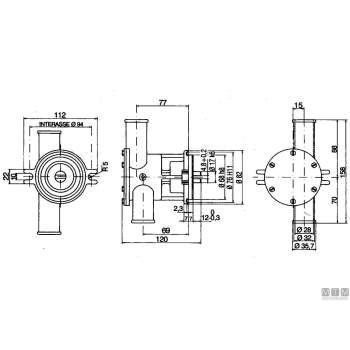 Girante npr d65 di15.8 h50 bb-8p 