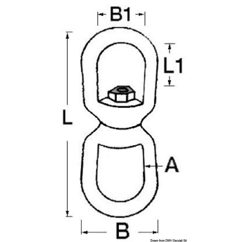 Girella zincata 13 mm 