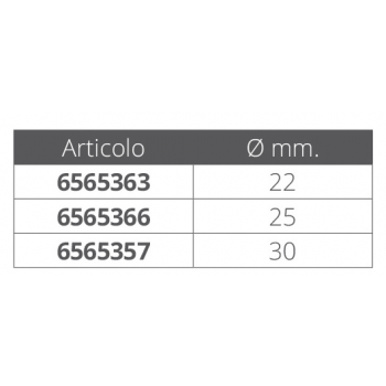 GIUNTO A CAPPUCCIO INOX Ø MM.22