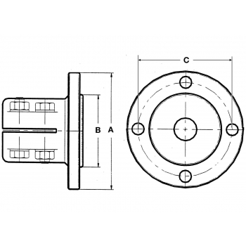 Giunto per Asse ø 25 mm