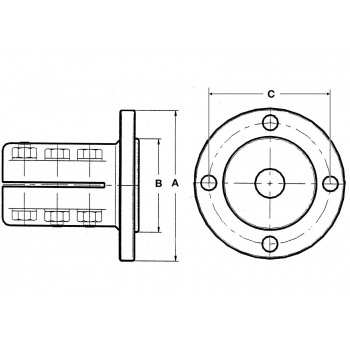 Giunto per  Asse ø 35 mm