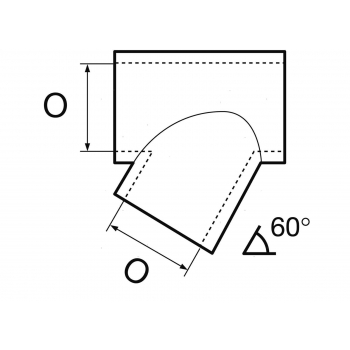 Giunto T 60°